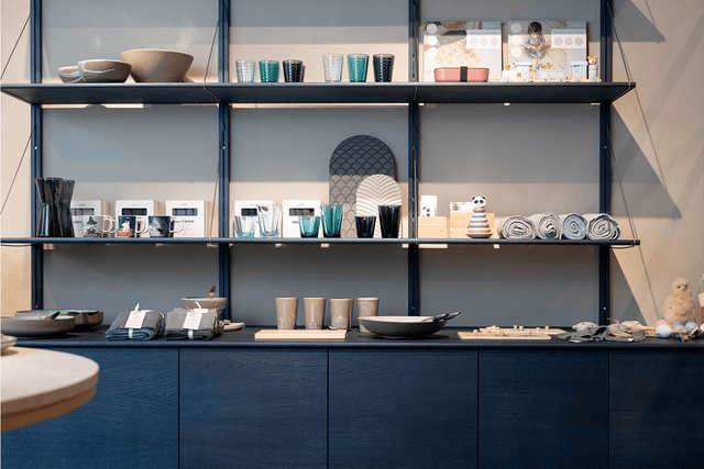 Standort Blumenfisch Design in Berlin-Prenzlauer Berg – mit Vasen, Schalen und Tellern